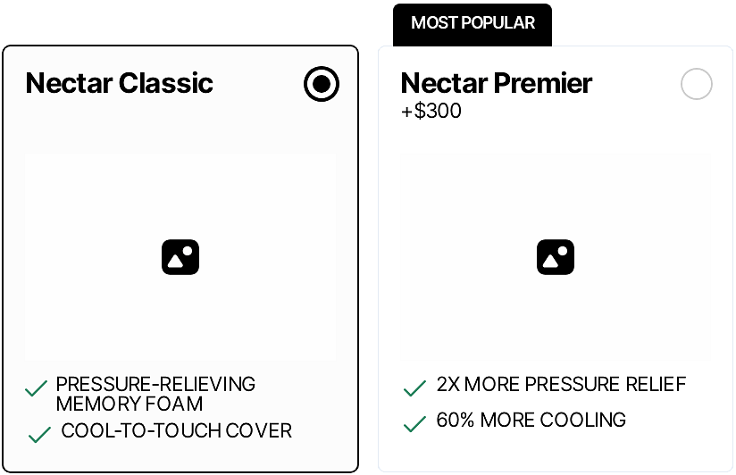 Variant Selector 19 Desktop View